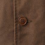 1944 N1 Waxed Khaki - detail col montant