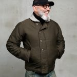 1944 N1 Deck Jacket Waxed Olive Pike Brothers - vooraanzicht
