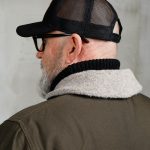 1944 N1 Gewaxte Olijf - ritssluitingdetails Hak