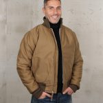 1944 NAF Flight Jacket Pacific Beige Pike Brothers - vue avant