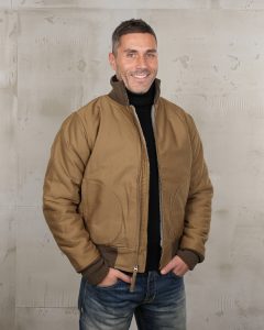 1944 NAF Flight Jacket Pacific Beige Pike Brothers - front view