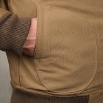 1944 NAF Flight Jacket - detail jungle cloth