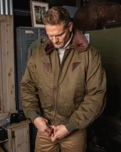 Fliegerjacke B15 von 1945 – Rückansicht