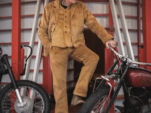 Pike Brothers 1905 Hauler Jacket Goliath Cord Mosterd - jas gedragen, hoofdfoto - Holdfast Frankrijk