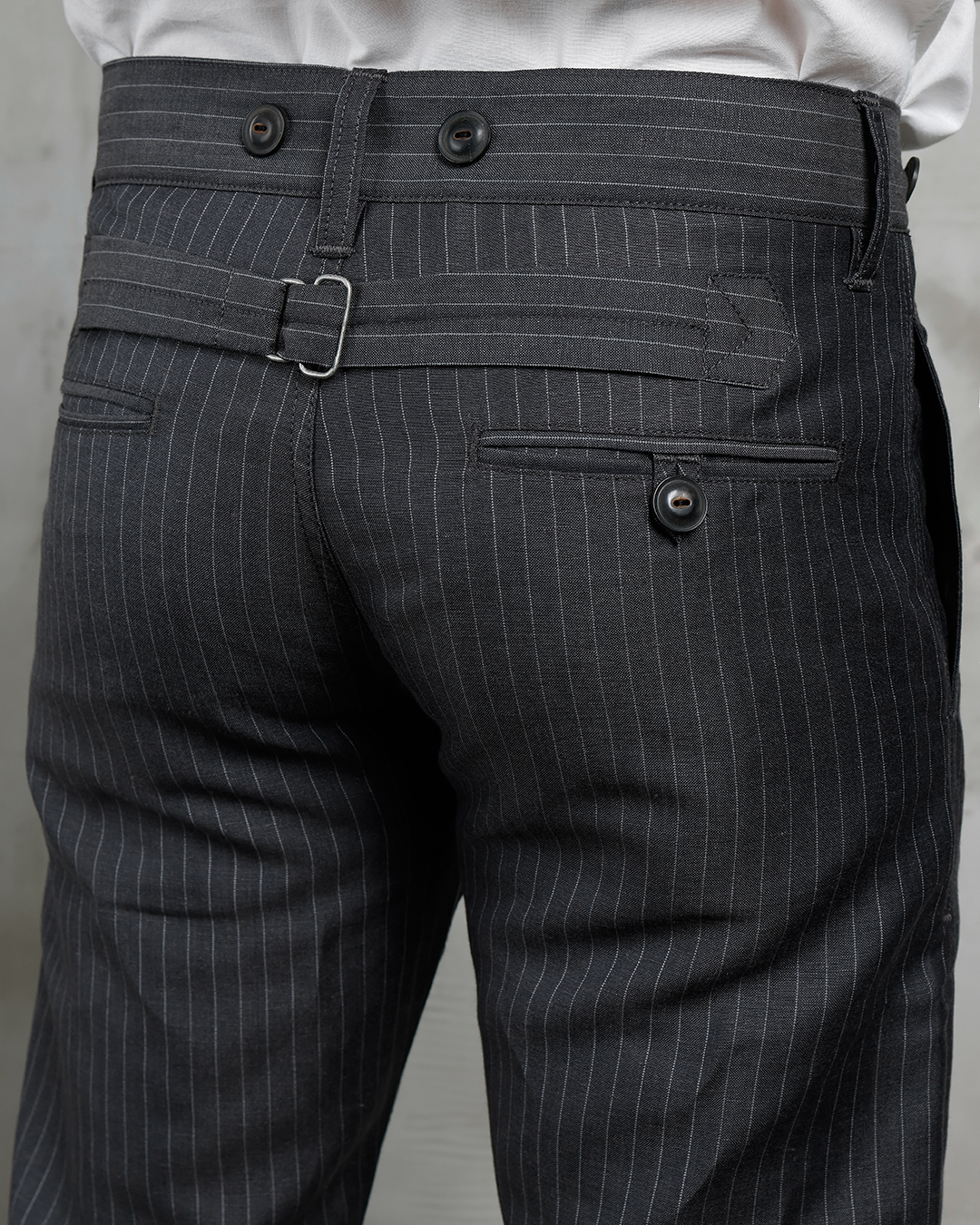 1923 Buccanoy Pant Chicago Grey du00e9tail