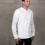 Camisa Buccanoy de 1923, chambray blanco, Pike Brothers