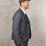 Harvester Jacket uit 1927, rookgrijs, Pike Brothers, vooraanzicht