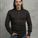 1927 Henley Shirt Long Sleeve Coffee Pike Brothers
