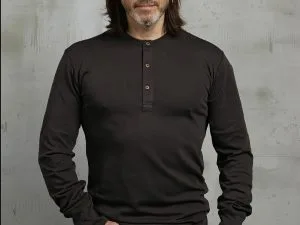1927 Henley Shirt Long Sleeve Coffee Pike Brothers