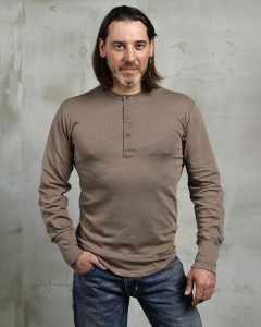 Camisa Henley de manga larga de 1927 de Mud Pike Brothers