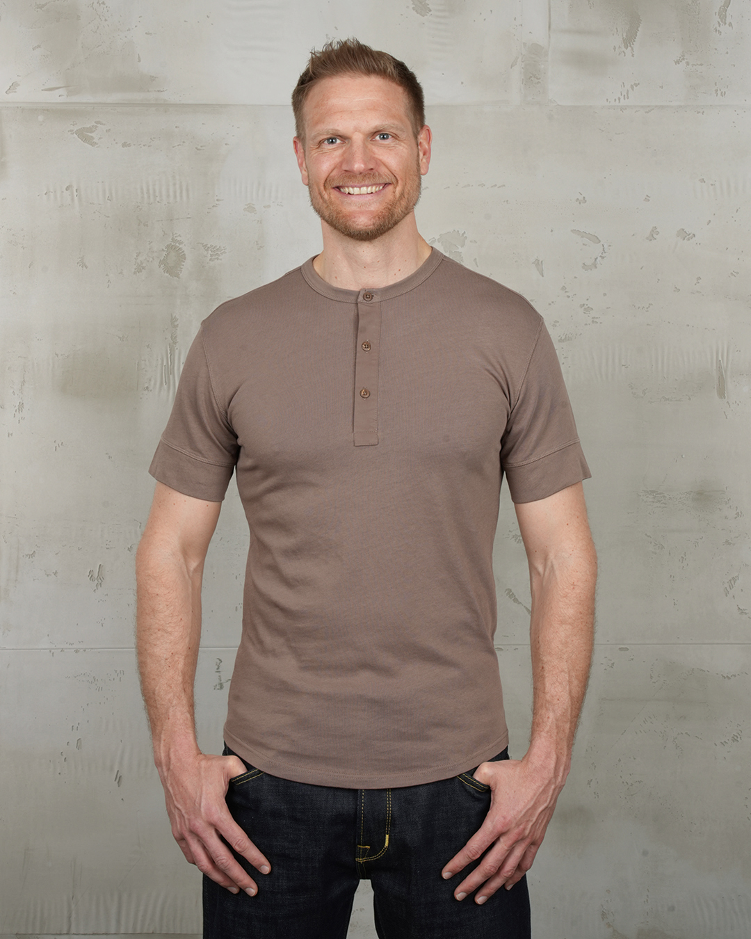 1927 Henley Shirt Short Sleeve Mud Pike Brothers