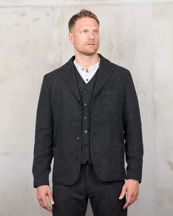 Chaqueta de lana para hombre - Chaqueta de topógrafo de 1932 Glasgow Grey Pike Brothers