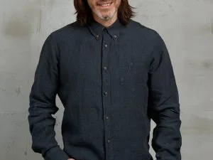 Camicia da geometra Clifden Navy Pike Brothers del 1932