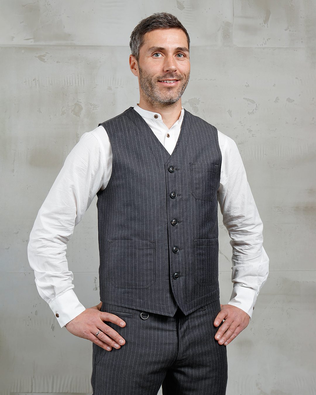 1937 Roamer Vest Chicago Grey Pike Brothers