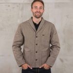 Veste de travail 1948 Crafter Jacket HBT Brown Pike Brothers vue de face