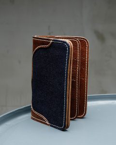 Montana-Geldbörse von 1949, japanischer Denim, Pike Brothers