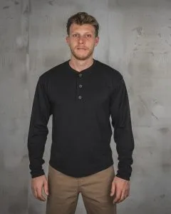 1963 Roadie Shirt Long Sleeve Texas Black Pike Brothers