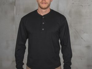 1963 Roadie Shirt Long Sleeve Texas Black Pike Brothers