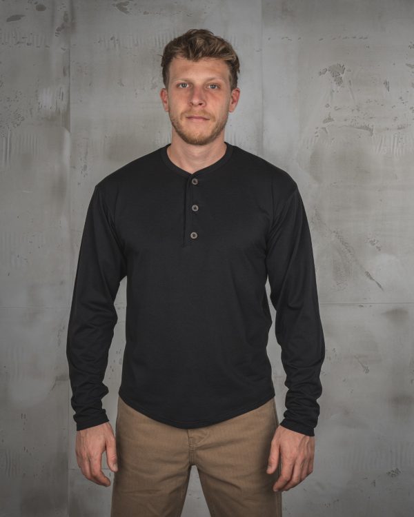 Chemise Manches Longues Homme - 1963 Roadie Shirt Long Sleeve Texas Black Pike Brothers