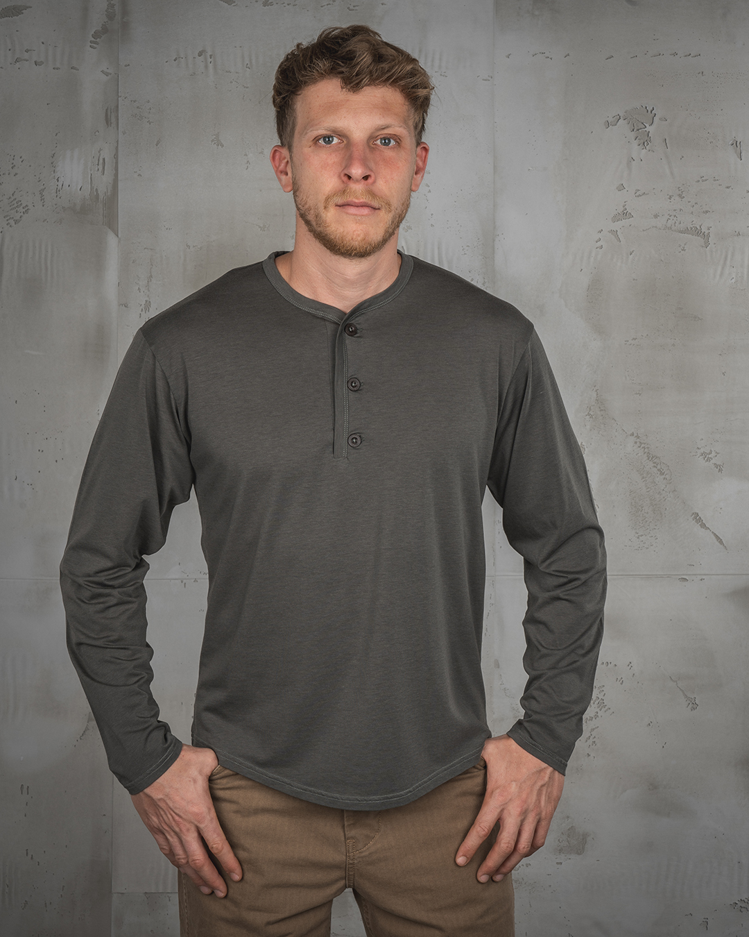 1963 Roadie Shirt Long Sleeve Texas Green Pike Brothers