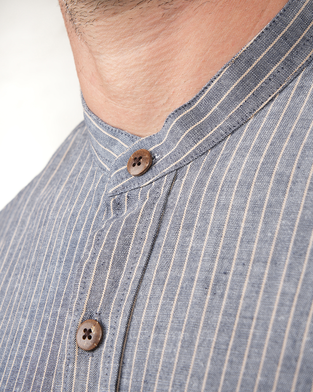 1923 Buccanoy Shirt Brisbane Blue tissu