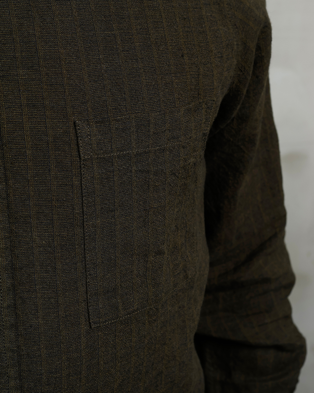 1923 Buccanoy Shirt Wicklow Green tissu