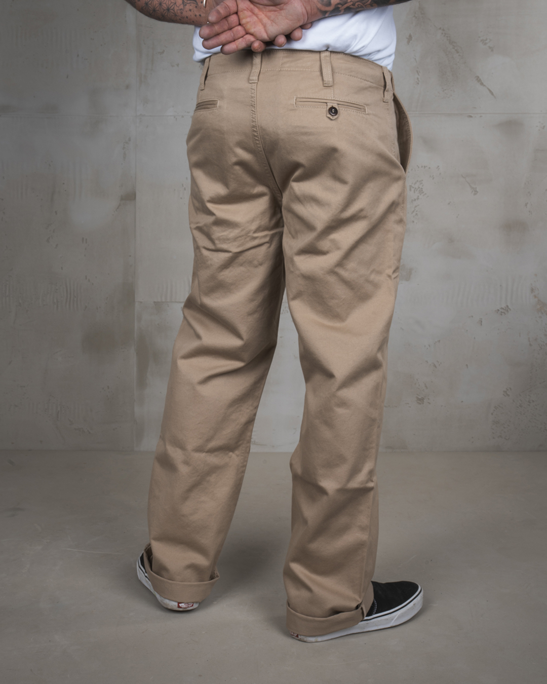 Chino Leesville Khaki detail
