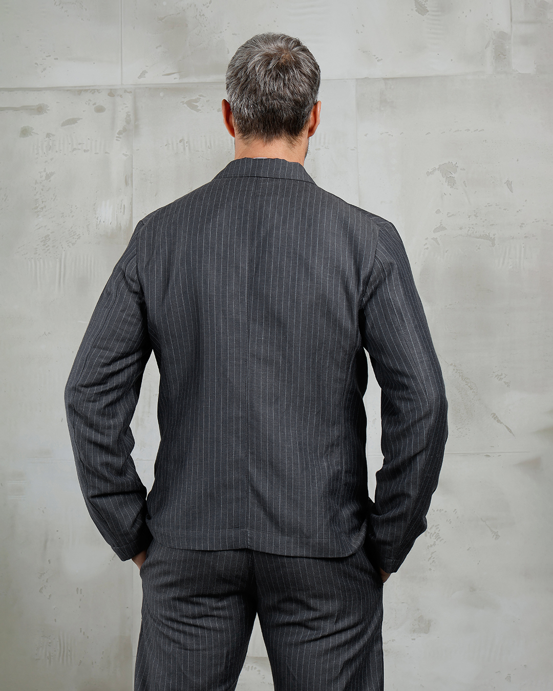 1927 Harvester Jacket Chicago Grey dos