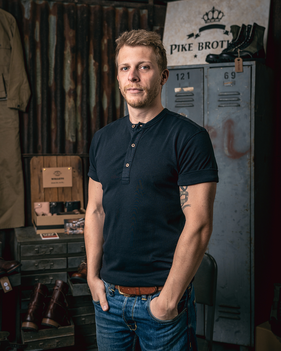 Henley SS Mojave Blue dos