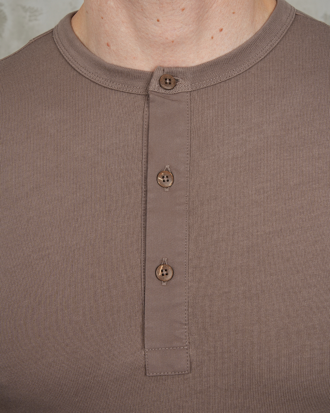 1927 Henley Short Sleeve Mud du00e9tail
