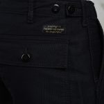 OG-107 Jungle Cloth Navy detail