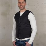 Roamer Vest Asphalt Grey detail