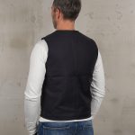 Roamer Vest Asphalt Grey dos