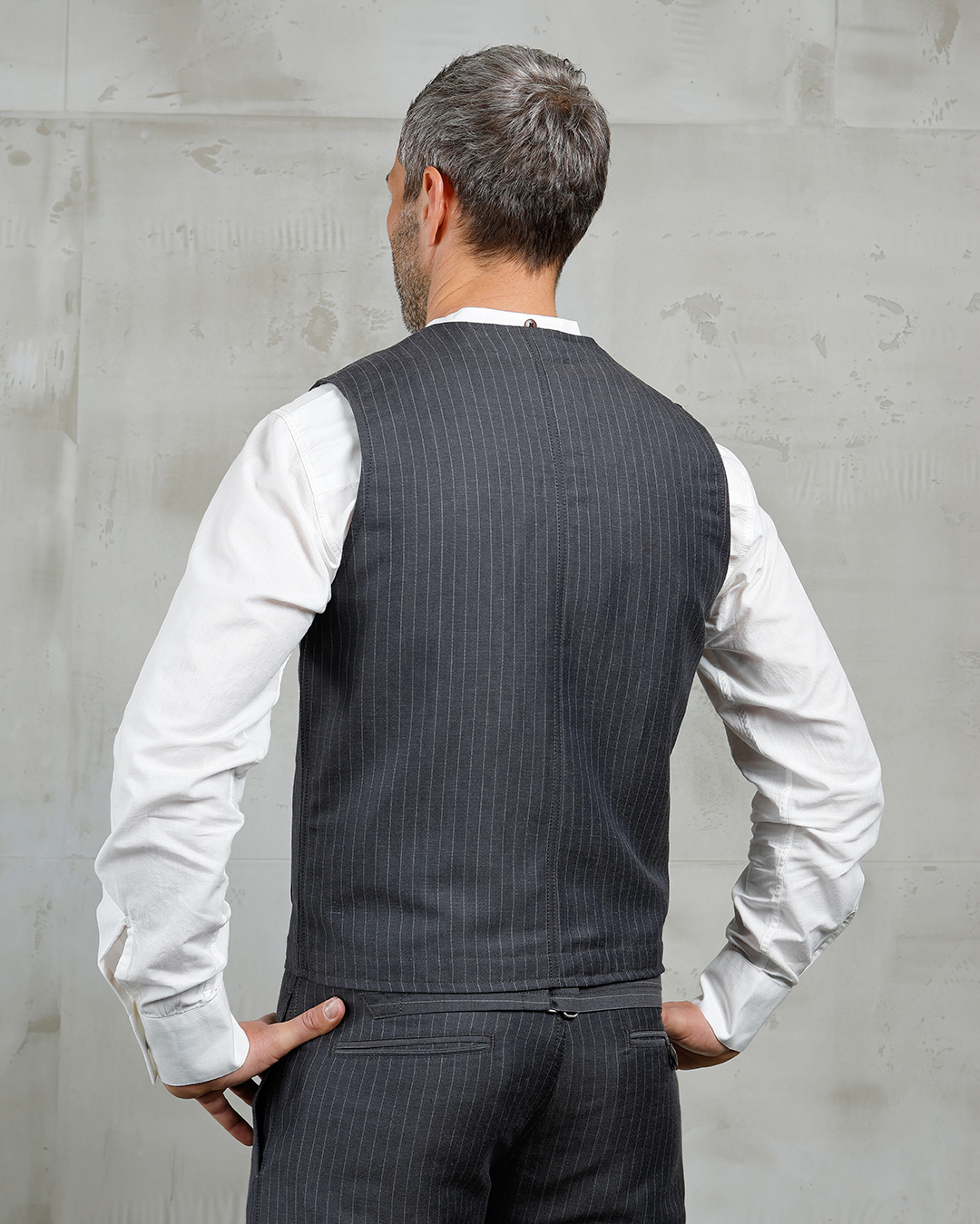 1937 Roamer Vest Chicago Grey dos