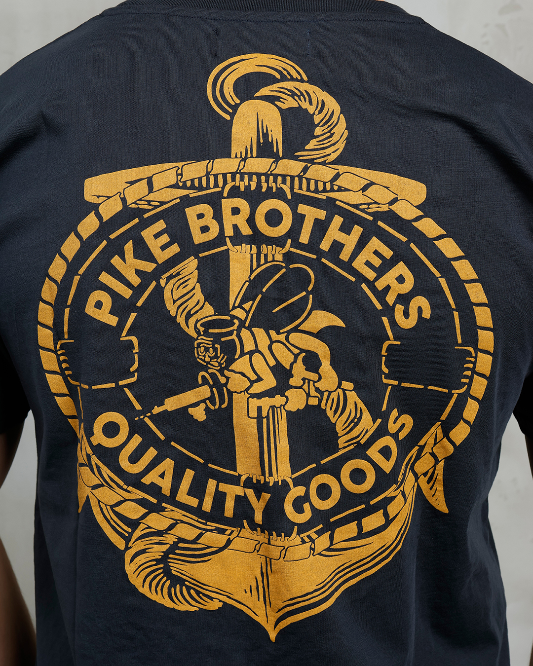 1969 Sports Tee Seabees Navy tissu