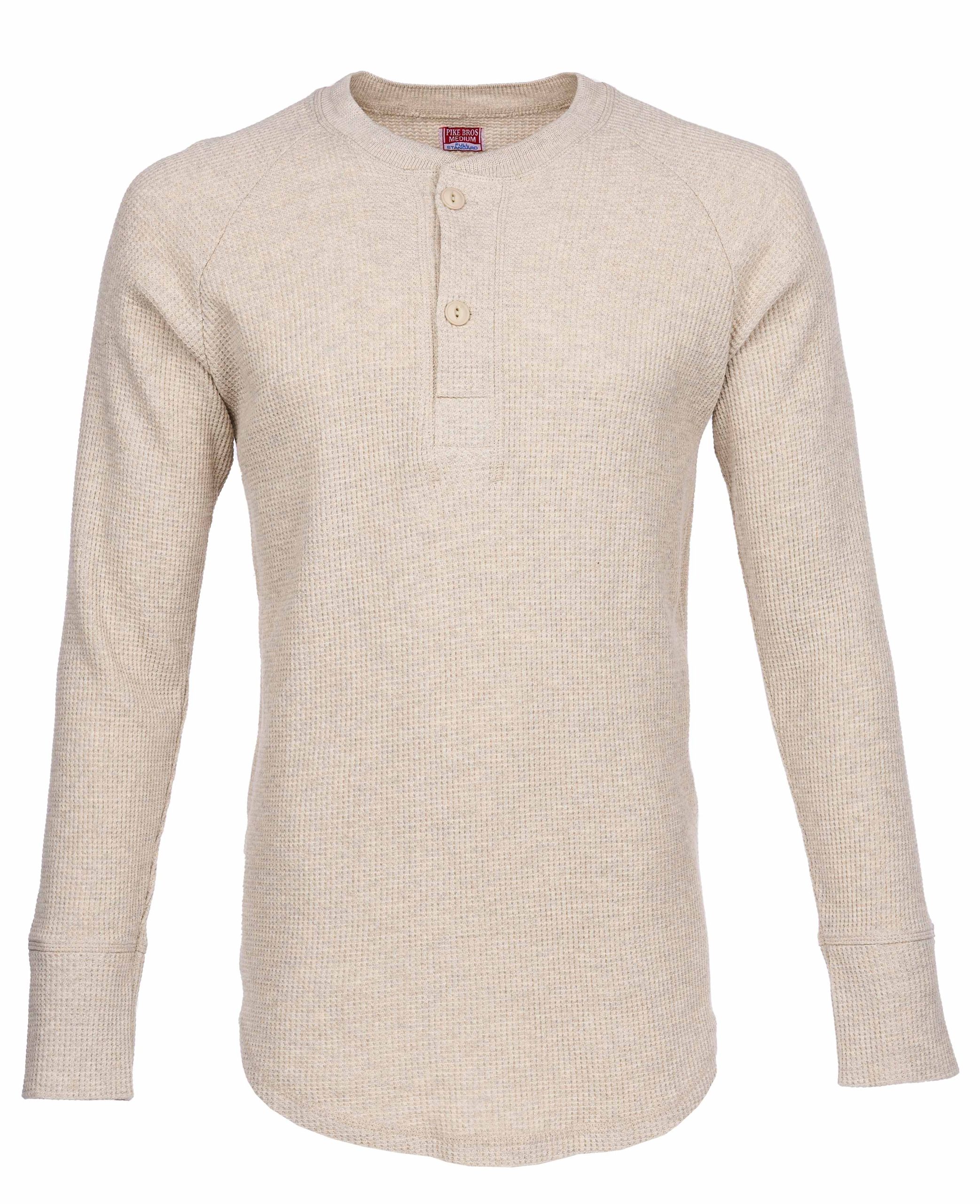 1936 Waffle Shirt Natural du00e9tail