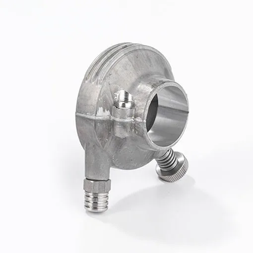 KustomTech Deluxe externe gashendel — Raw 1-inch stuur