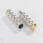 kustomtech-poignees-gaz-harley-1-pouce-poignees-moto-vintage-deluxe-aluminium-noir-et-laiton-poli-cable-externe-vue-princi
