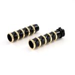 kustomtech-poignees-gaz-harley-1-pouce-poignees-moto-vintage-deluxe-aluminium-noir-et-laiton-poli-commandes-renversees-vue