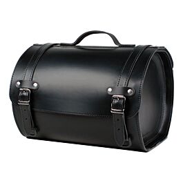 Sacoche de porte-bagages 32L 42 x 29 x 26 cm — Cuir Noir Ledrie