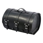 Sacoche de porte-bagages 32L 42 x 29 x 26 cm — Cuir Noir Ledrie — disponible chez Holdfast Marseille, distributeur Ledrie en France