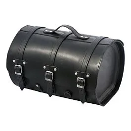 Sacoche de porte-bagages 32L 42 x 29 x 26 cm — Cuir Noir Ledrie