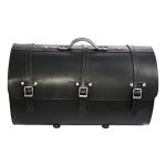 Sacoche de porte-bagages 67L 58,5 x 35 x 33 cm — Cuir Noir Ledrie — disponible chez Holdfast Marseille, distributeur Ledrie en France