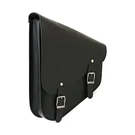 Harley-Davidson Softail 9L Solo Swingarm Side Bag, Black - Ledrie Black Leather