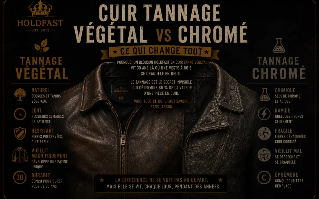 Vegetable-tanned leather vs. chrome-tanned leather: what makes all the difference (and how long it lasts)