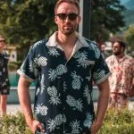 Blue Cabana Shirt 1961 Cabana Shirt Entrega Blue Pike Brothers