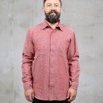 Camicia Chambray US Navy rossa 1940 USN Chambray Shirt Harbor Red Pike Brothers