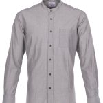 Chemise col mao chambray pierre 1923 Buccanoy Shirt Stone chambray Pike Brothers