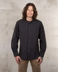 Chemise col mao hosai bleu 1923 Buccanoy Shirt Hosai blue Pike Brothers