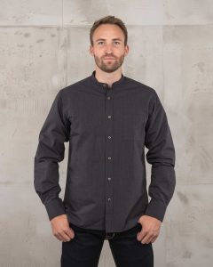 Chemise col mao waidoso bleu 1923 Buccanoy Shirt Waidoso Blue Pike Brothers